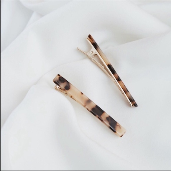 Tortoise Shell Barrette Hair Clip - Picture 4 of 6